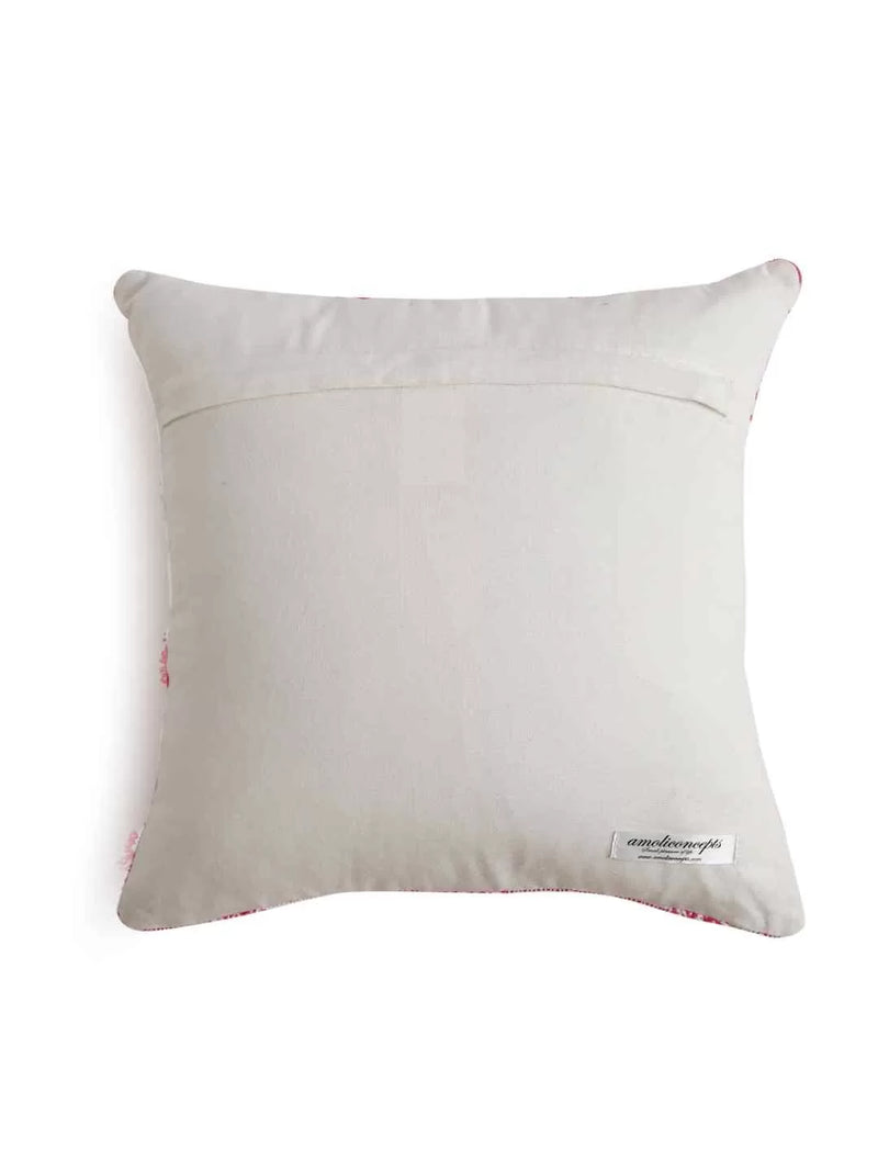 Pink Fuchsia Tufted Cushion Cover