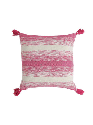 Pink Fuchsia Hand Woven Cushion Cover