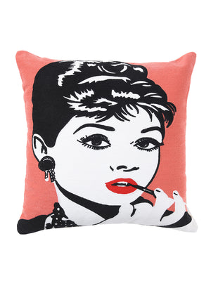 Retro Pop-Art Audrey Hepburn cushion cover