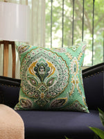 Paisley Cushion - Green