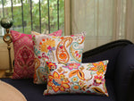 Hand Beaded Cushion Cover - Multicolor