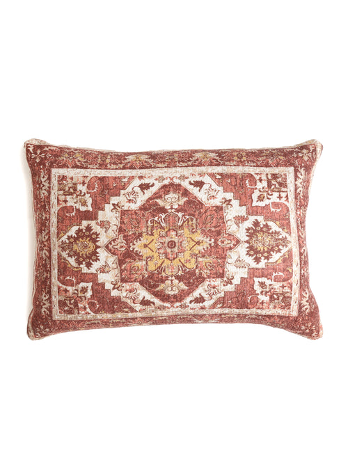 Carpet Design Cushion Cover - With Filler Multicolor