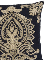 Embellished Cushion Cover - Blue Embroidered