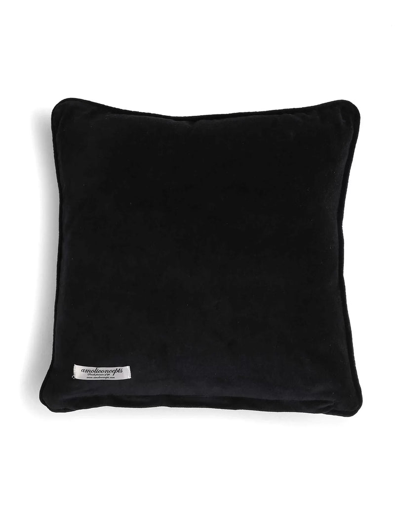 Cotton Velvet Cushion Cover - Navy Blue