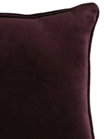 Cotton Velvet Cushion Cover - Purple