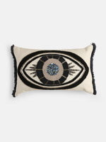 Cushion Cover - Embellished Evil Eye