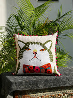 Enchanted Dream Scapes - Cat With A Bow Embroidered
