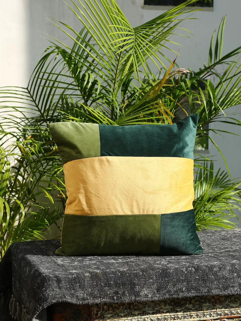 Cushion Cover - Green And Yellow