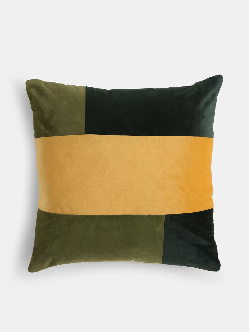 Cushion Cover - Green And Yellow