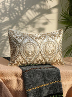 Cushion Cover - Print And Beads