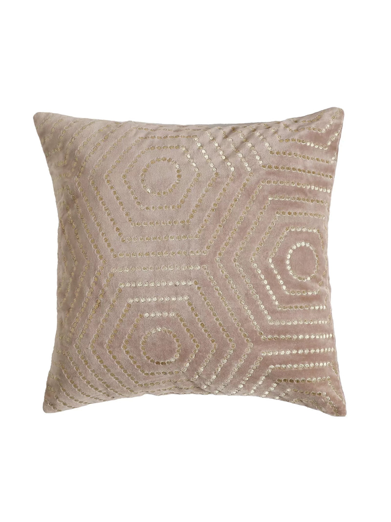 Cushion Cover - Gold Embroidered
