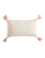 Ivory and Rust Pillow Style Cushion Cover with Tassels (Set of 2)