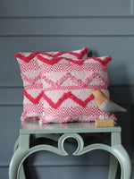 Pink Fuchsia tufted cushion cover (Set of 2)