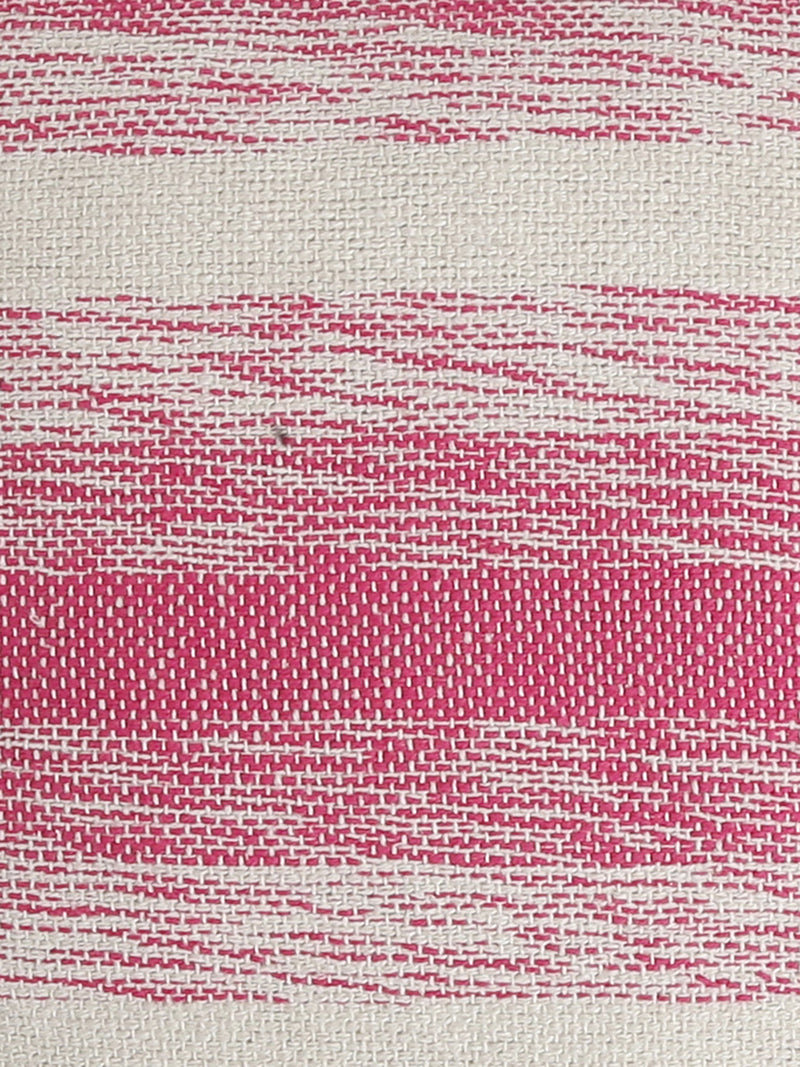 Pink Fuchsia hand woven cushion cover (Set of 2)