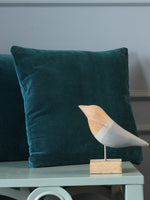 Teal Cotton Velvet cushion Cover (Set of 2)