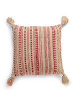 Ivory and Pink  Cushion Cover with Tassels (Set of 2)