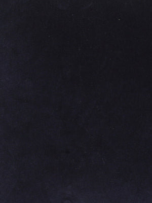 Classic Elegant cotton velvet cushion cover in solid color - Navy Blue