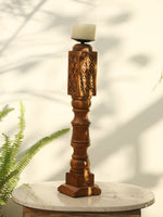 Handcrafted Paya design Rustic candle Holder - Style2