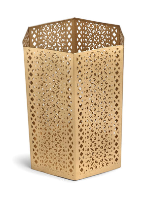 Candle Holders - Antique Gold Finish Set of 2