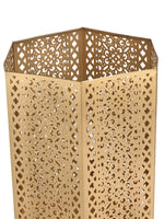 Candle Holders - Antique Gold Finish Set of 2