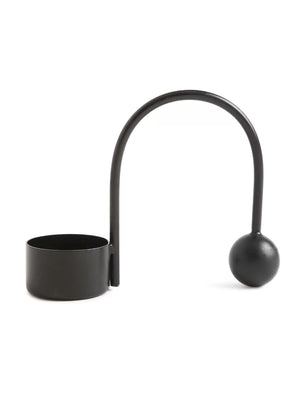 Light Holder - Minimal Tea - Black set of 2