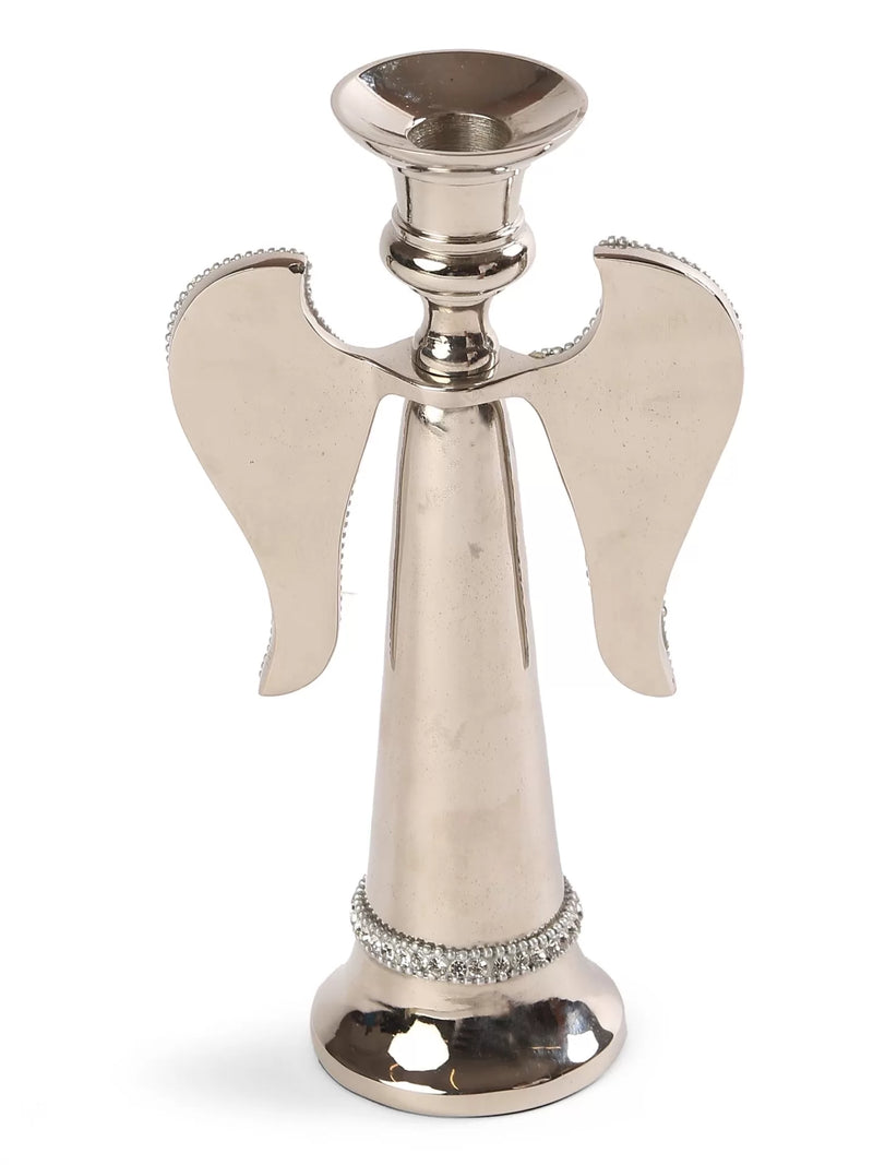 Candle Holder - Angel With Rhine Stones