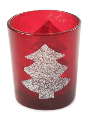 Candle Holder - Set of Three Tealight Holders - Star, Tree and Reindeer