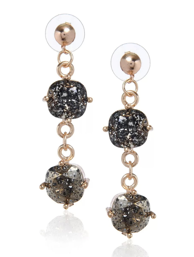 Swarovski Earrings - Crystal Black Patina