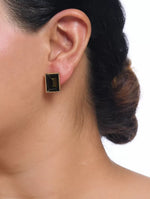 Swarovski Earrings - Crystal Jet Stone