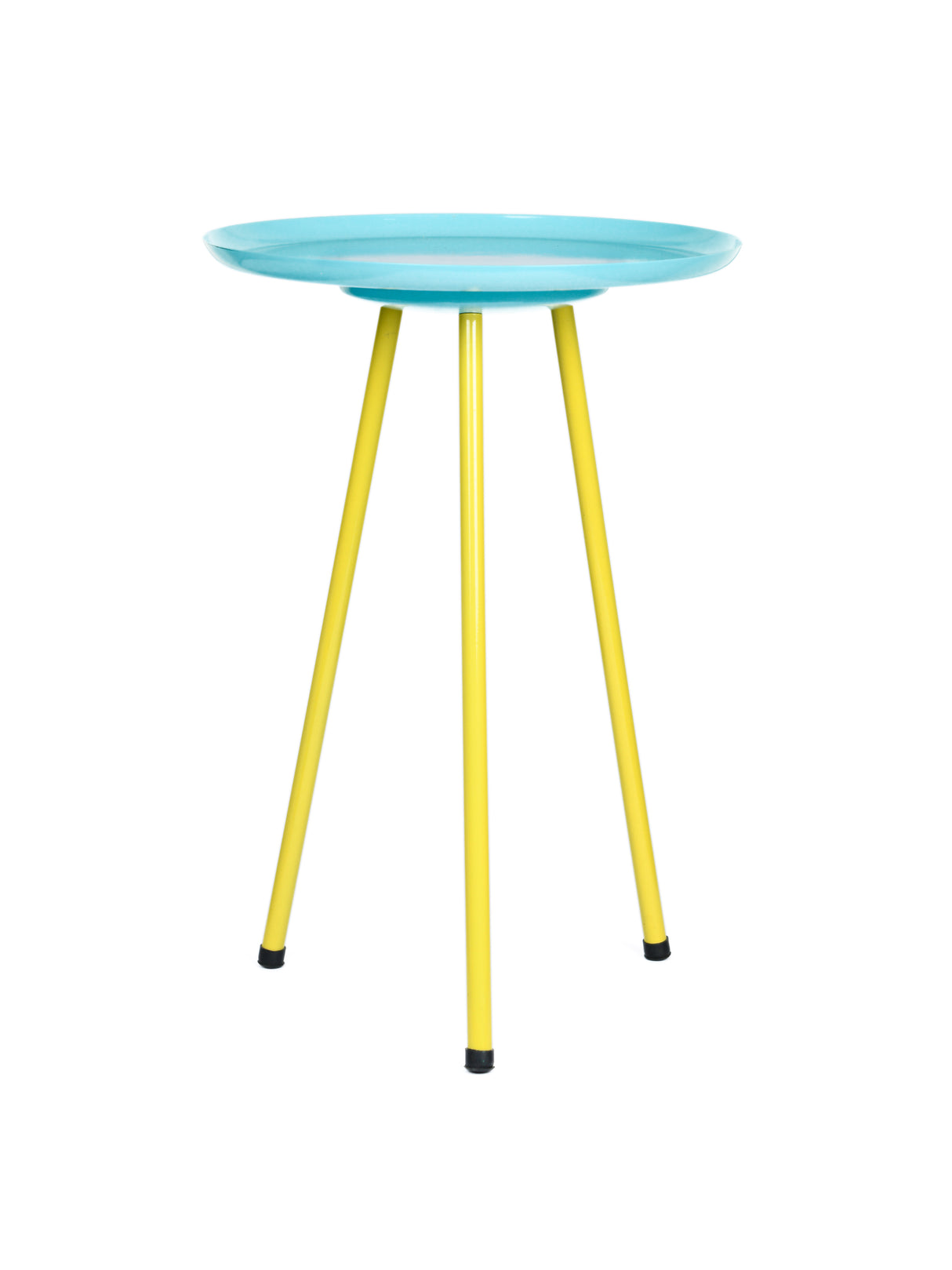 Side Table-Blue Top