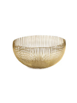 Fruit Basket in matt Gold finish