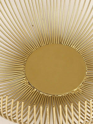 Fruit Basket in matt Gold finish