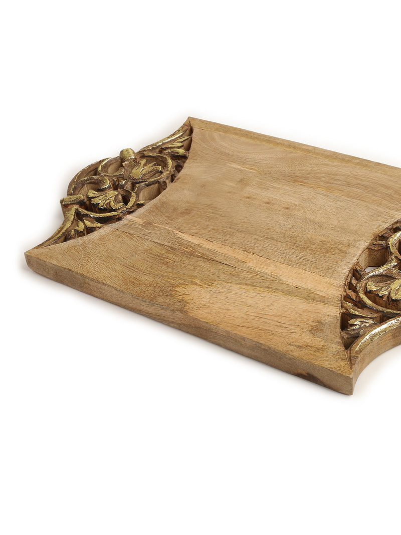 Chopping Board - Antique Gold foiled Hand Carved