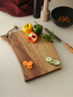 Chopping Board - Cheese Board Cum Platter In Natural Finish