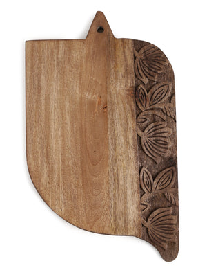 Chopping Board - Cheese Board Cum Platter With Flower Border