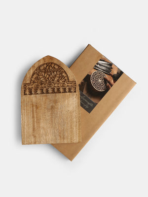 Chopping Board - Hand Carved Cheese Board Cum Platter