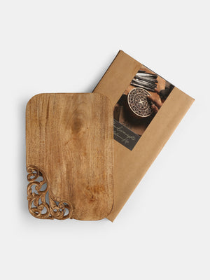 Chopping Board - Cheese Board Cum Platter With Carved Edge