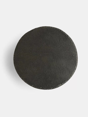 Cake Stand - Black Stone With Raw Edges