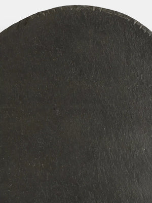 Cake Stand - Black Stone With Raw Edges