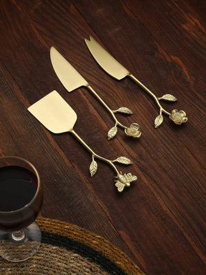 Cheese Set - Flower & Bee