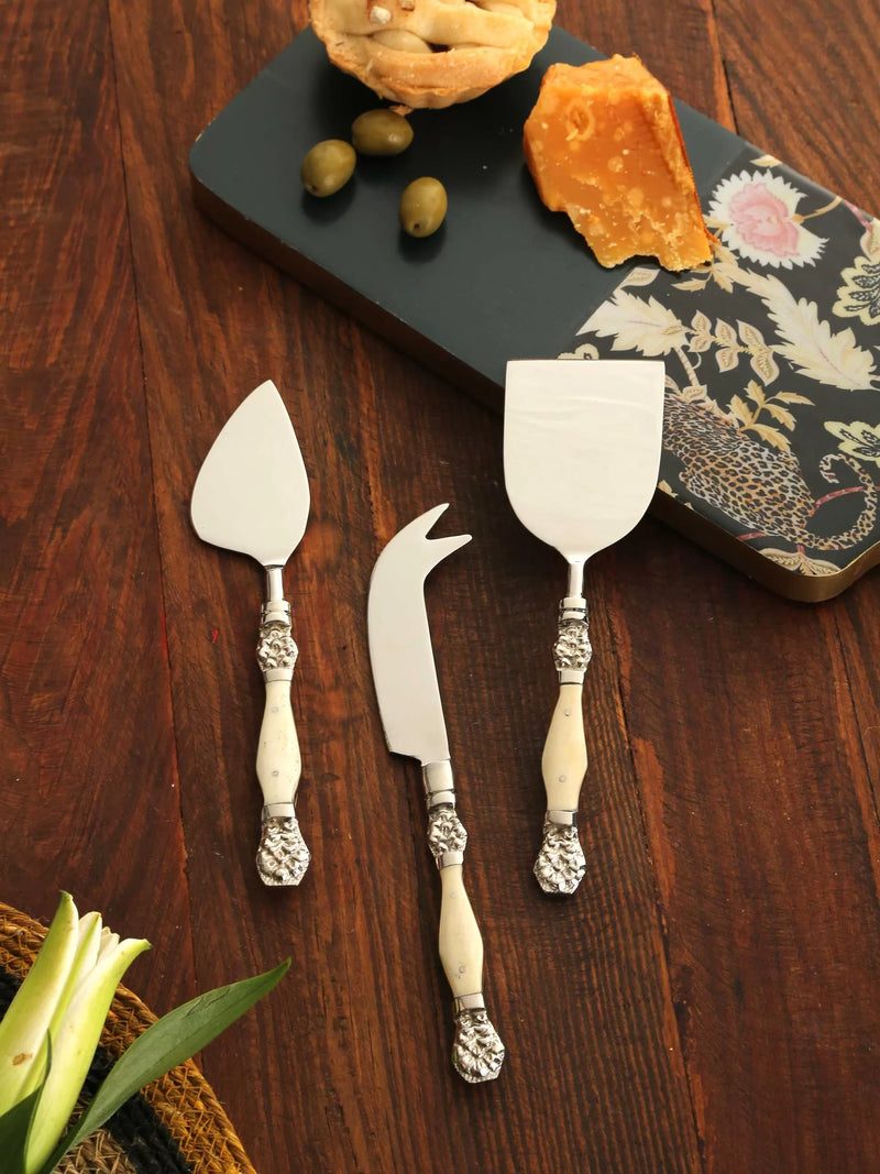 Cheese Set - Classic Silver Tone