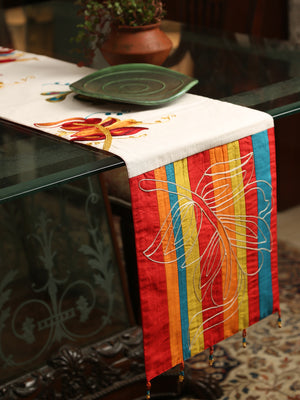 Table Runner - Multicolor Embroidered