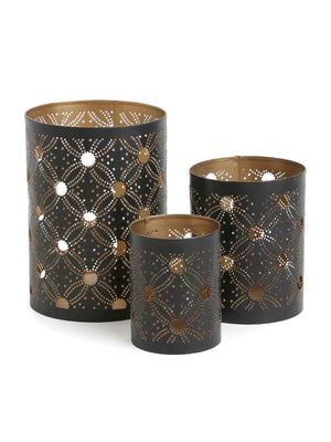Light Holders - Antique Look T Set of 3