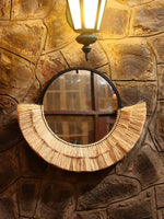 Mirror - Round Decorative Crafted With Natural Sea Grass