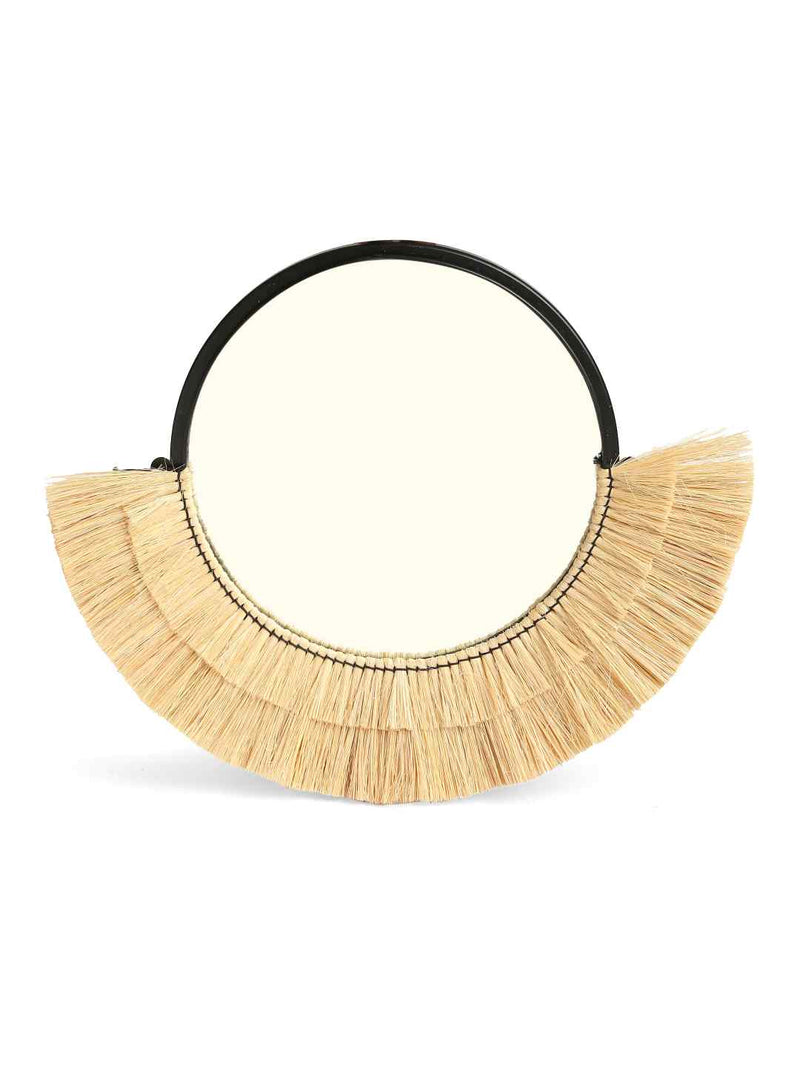 Mirror - Round Decorative Crafted With Natural Sea Grass