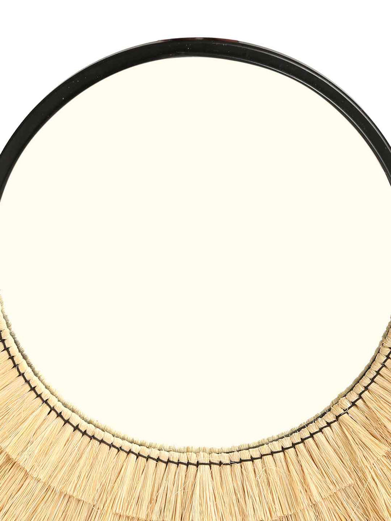 Mirror - Round Decorative Crafted With Natural Sea Grass