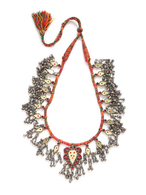 Necklace - With Glass And Ghungroos