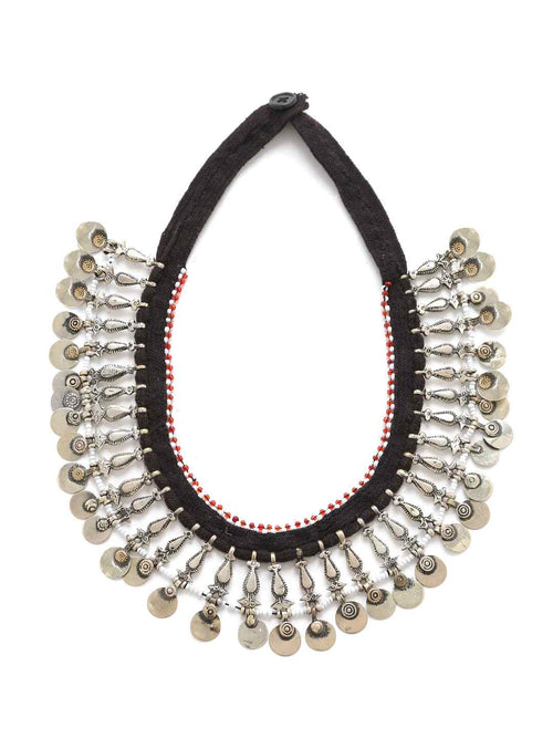 Necklace - Vintage Design Silver Tone