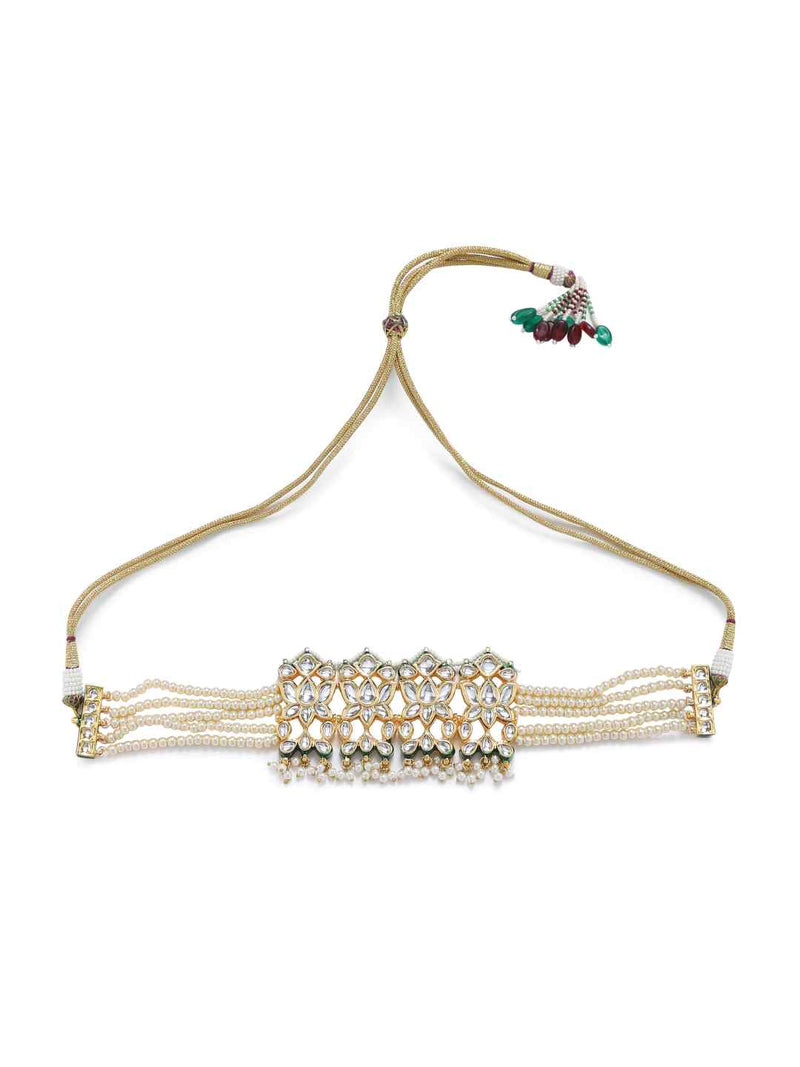 Pearls Choker with Jhumkas