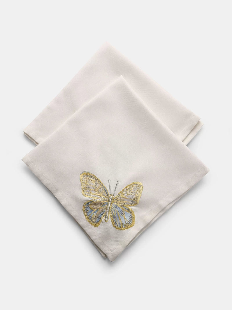 Napkin - With Butterfly Applique And Embroidery Set of 4